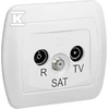 Kontakt Simon AAS/11 GN.RTV-SAT Baltas GALAS.