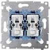 Kontakt-Simon Simon 54 dvigubas 10AX 250V mechanizmas (SW7 / 2XM)