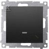 Kontakt-Simon Simon 54 Laiptų jungtis su LED pašvietimu (modulis) 16AX 250V sraigtiniai terminalai juodas kilimėlis DW6AL.01 / 49