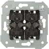 Kontakt-Simon Step connection Simon 82 dvivietis su vidinio apšvietimo 10AX mechanizmu (75394-39)