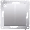 Kontakt-Simon Žvakidė jungtis sidabro kilimėlis - DW5A.01 / 43