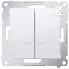 Kontakt-Simon Simon 54 žvakidės jungtis su 16AX 250V apšvietimu (DW5ABL.01 / 11)