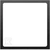Kontakt-Simon Simon 54 Adapteris (adapteris) standartinei įrangai 45 × 45 mm, matinė juoda, telekomunikacijų lizdams. Simon Connect DA45.01/49