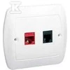 Kontakt Simon AF5T/11 GN.RJ45+RJ11 BIA.