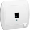 Kontakt Simon AT1E/11 GN.TELEF.SINGLE RJ11 SU BIA SUGAVIMAIS.