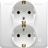 Kontakt Simon BGSZ2/11 BASIC SOCET Baltas