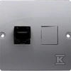 Kontakt-Simon Simon Basic kompiuterio lizdas vienas RJ45 kat. 5E inox (BMF51.02 / 21)