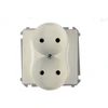 Kontakt Simon Kreipkitės į Simoną BMG2M.01/11 Simon Basic Lizdas dvigubai naudotas 16A IP20 kirvis BMG2M.01/11