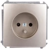 Kontakt-Simon Simon Basic viengulis lizdas su 16A satino pagrindu (BMTZ1z.01 / 29)