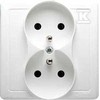 Kontakt Simon BMGZ2Z/11 BASIC SOCET Baltas