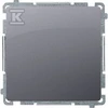 Kontakt Simon BMP1.01/43 BASIC BUTTON Matinis Sidabrinis