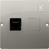 „Kontakt-Simon Simon Basic“ vienas satino telefono lizdas RJ12 (BMT1.02/29)