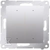 Kontakt-Simon Simon 54 GO Mygtuko valdiklis 30 veiksmų valdymui valdyti. išmaniuoju telefonu valdomas WiFi 230V (modulis) matinis sidabras DEK1W.01/43
