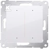 Kontakt-Simon Simon 54 GO Lighting mygtuko valdiklis - 2 5A išėjimai, išmaniuoju telefonu valdomas WiFi 230V (modulis) baltas DEW2W.01/11