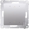 Kontakt-Simon Simon 54 GO Mygtukas valdiklis roletų valdymui išmaniuoju telefonu WiFi 2x5A 230V (modulis) matinis sidabras DEZ1W.01/43