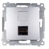 Kontakt Simon DGHDMI.01/43 Simon 54 Lizdas HDMI sidabrinė mat DGHDMI.01/43