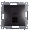 Kontakt Simon DGHDMI.01/48 Simon 54 Lizdas HDMI antracito DGHDMI.01/48
