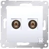 Kontakt-Simon Simon 54 Kištukinis lizdas su garsiakalbiu, baltas DGL2.0111 (VMDG- 01000 2- 011)