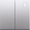 Kontakt-Simon Dvigubas raktas, skirtas SW7/2XM ir SW6P1M Simon 54 sidabrinis matinis (DKW9/43)