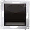 Kontakt Simon Simon LED juoda (DOS14.01 / 48)