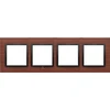 Kontakt-Simon Ramka Nature* DRN4/87 4-krotna juoda orzech