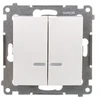 Kontakt-Simon Simon 54 žvakidės jungtis su 16AX 250V apšvietimu (DW5ABL.01 / 11)