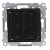 Kontakt-Simon Roller blind connection Contact Simon 54 DZW2.01 / 49 dvivietis modulis 10A, 250V ~, greitoji jungtis su dekoratyviu žiedu