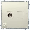 Kontakt-Simon Simon Basic antenA lizdas su vienu F- tipo smėlio lizdu (BMAF1.01 / 12)