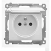 Kontakt-Simon Kontakt-Simon 55 TGZ1BCZ.01/111 kištukinis lizdas IP44 versijai su sandarikliu, modulis 16 A, 250V~, greitos jungtys, matinė balta