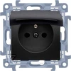 Kontakt Simon GN.1-KR.Z/U IP44 PLN.Juodas SIMON10