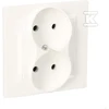 Kontakt Simon GN.2-KR.B/U MONOBLOK balta SIMON10
