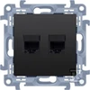 Kontakt Simon GN.2-KR.COMP.RJ45 CAT5E Juodas SIMON10