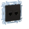 Kontakt Simon GN.2-KR.COMP.RJ45 CAT5E Juodas SIMON10