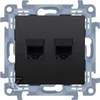 Kontakt Simon GN.2-KR.COMP.RJ45 CAT6E Juodas SIMON10