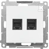 Kontakt Simon GN.2-KR.TELEF. RJ12 MATINĖ BALTA SIMON55
