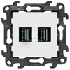 Kontakt-Simon Simon 24 Lizdas USB A 3.0 do przesyłu danych podwójne balta NGUSB23.01/11