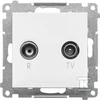 Kontakt Simon GN.ANTEN.R-TV END.MATTE Baltas SIMON55