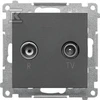 Kontakt Simon GN.ANTEN.R-TV END.GRAPHITE.MAT SIMON55