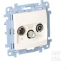 Kontakt-Simon R- TV- SAT antenos lizdai yra 10 dB balti (CASP.01 / 11)