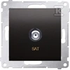Kontakt-Simon SAT antracito antenos lizdas - DASF1.01 / 48