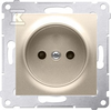 Kontakt-Simon SIMON54 single b / up 16A IP20 su aukso skydu - DG1Z.01 / 44