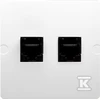 Kontakt Simon GN.COMP/TELEF.RJ45+RJ11 Baltas BMF5T.0