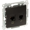 Kontakt Simon UŽBAIGIMO LIZDUKAS RJ-45 + RJ-12 D5T.01/49-SIMON54
