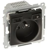 Schneider Electric Orno PAVIENIS LIZDAS SU MAITINIMO ŠALTINIU USB DGZ1ZUSB2AA.01/49-SIMON54 Premium 230 V 16 A