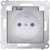 Kontakt Simon GN.IP44 B/USSZ.TRANSP. Baltas SIMON54