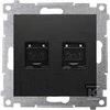 Kontakt Simon KOMPIUTERINIS GNSS 2XRJ45 CAT6 JUNGTIKLIS Juodas SIMON54