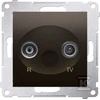 Kontakt Simon GN.RTV END/SWITCH.BROWN SIMON54