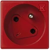 Kontakt-Simon K45 lizdas vieno duomenų su 16A IP20 raktas suteikia raudona - KS22 / 6