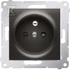 Kontakt-Simon SIMON54 lizdas 1 kartus su 16A IP20 antracitu - DGZ1Z.01 / 48