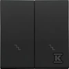 Kontakt Simon CL.2-CR.SCHODY SW6/2WM Juodas M.SIMON55